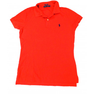 Ralph Lauren Slim Fit Polo T-shirt In Red 