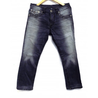 True Religion Ricky Fit Straight Charcoal Jeans