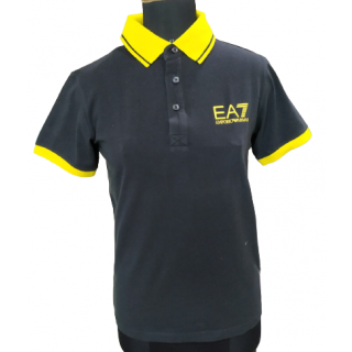 Emporio Armani EA7 Black & Yellow Tshirt