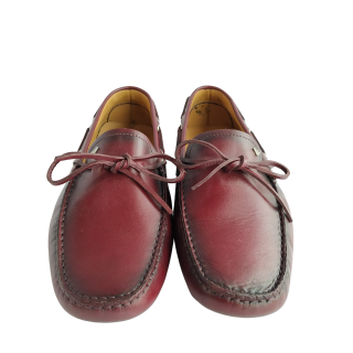 Emporio Armani Knot Leather Loafers