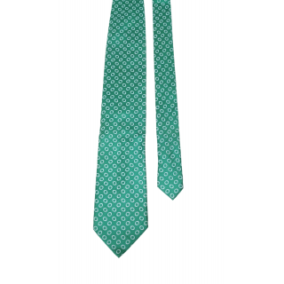 Ermenegildo Zegna Green Silk Tie