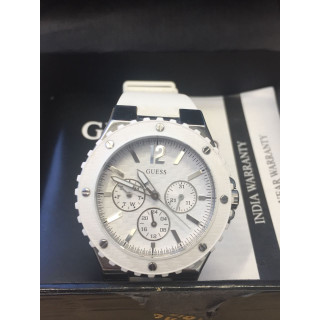 Guess White Dial Watch