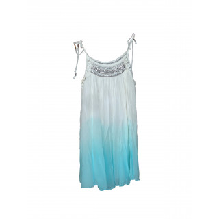 Forever New White and Blue Beach Dress