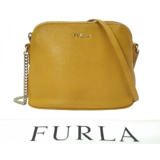 Furla Mustard Yellow Crossbody Bag