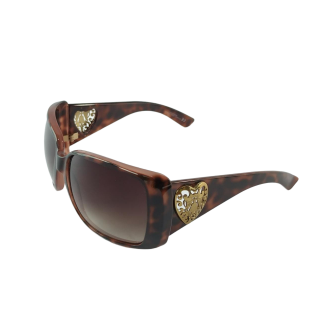 Gucci GG3058/S Havana Heart Sunglasses