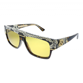 Gucci Eyewear Snake Skin Detail Sunglasses