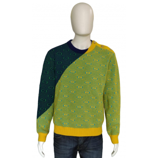Gucci Wool-Blend GG Jacquard Sweater