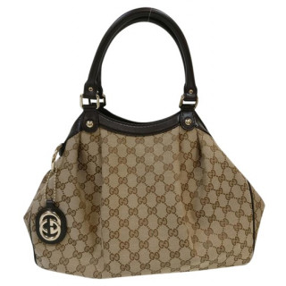 Gucci Sukey GG Monogram Canvas Shoulder Bag
