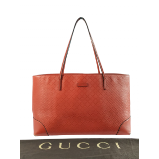 Gucci Red Leather Diamante Hilary Lux Tote