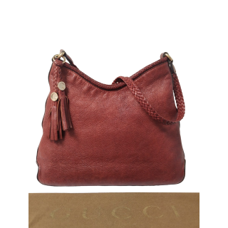 Gucci Marrakech Pebbled Leather Hobo Bag