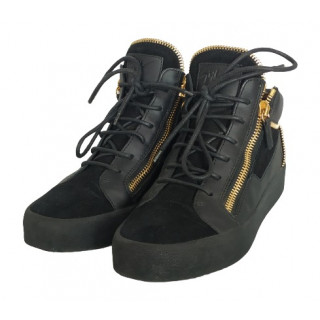 Giuseppe Zanotti Leather And Suede High Tops Sneakers