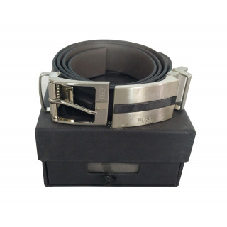 Hugo Boss Leather Belt With Two Buckle