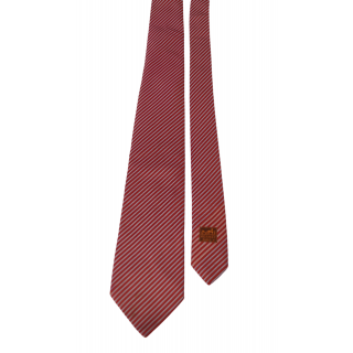 Hermes Red Silk Tie