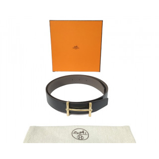 Hermes H D Ancre Belt Buckle And Reversible Leather Strap 32 mm