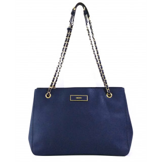 DKNY Navy Golden Chain Tote