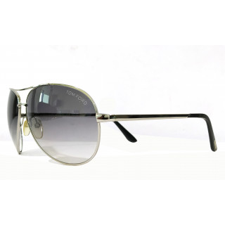 Tom Ford Charles Tf35 753 Palladium Men's Aviator Sunglasses