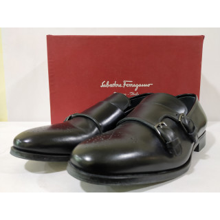 Salvatore Ferragamo Roland Double Monk Strap Shoes