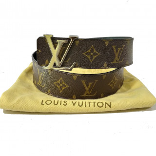 Louis Vuitton Monogram Sun Tulle LV initial Reversible Belt