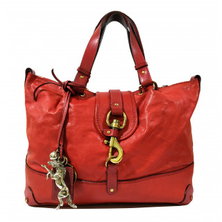 Chloe Kerala Red Grained Leather Tote