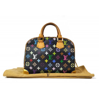 Louis Vuitton Black Multicolor Trouville Handbag