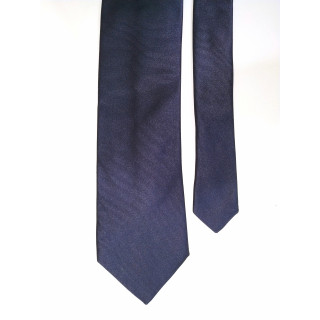 Navy Blue Made In Italy Tie