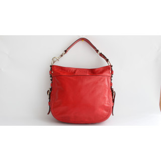 Coach Zoe Red Leather Hobo