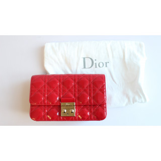 Christian Dior 'Miss Dior' Large Promenade Pouch, Patent Red | Luxepolis