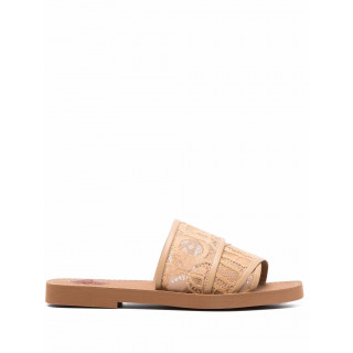 Chloé Woody leather flat sandals - INTTSB840962904