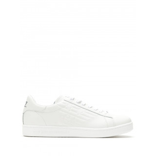 EA7 Logo leather sneakers - INTTSB843299451