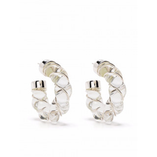 Bottega Veneta Twist silver earrings - INTTSB848815839