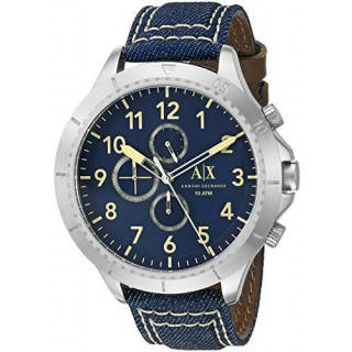 Armani Exchange Men AX1517 Analog Display Analog Quartz Blue Watch