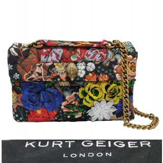 Kurt Geiger Mini Floral Patch Kensington Crossbody Bag