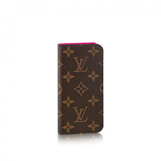 Designer Louis Vuitton iPhone 6 Folio D'Azur Monogram Phone Cover