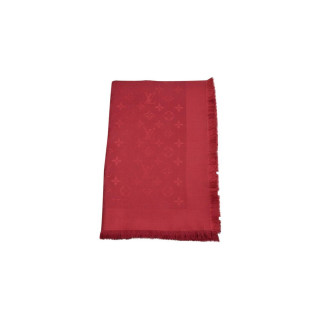 Louis Vuitton Monogram Red Shawl