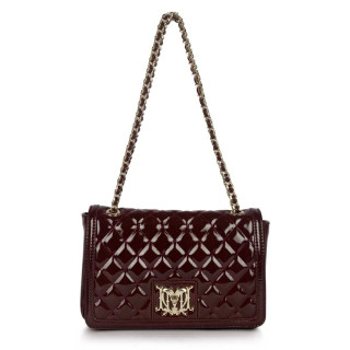 Love Moschino Quilted Leather Front Flap Shoulder Bag