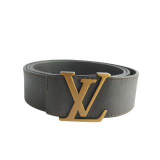 Louis Vuitton LV Initials Brown Leather Belt