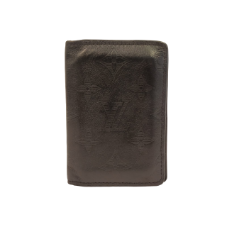 Louis Vuitton black Monogram Shadow Pocket Organizer