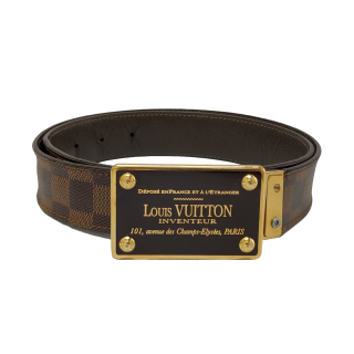 Louis Vuitton Inventeur Damier Ebene Reversible Belt