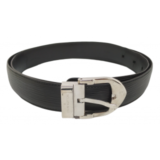 Louis Vuitton Black Epi Leather Belt