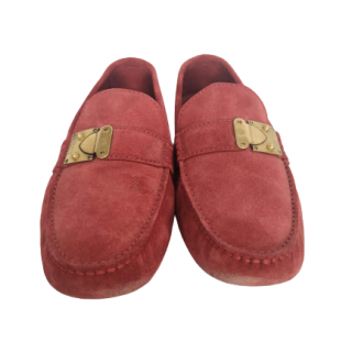 Louis Vuitton Racetrack Suede Leather Loafers