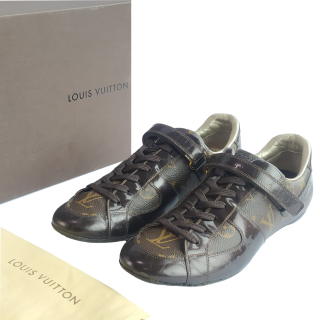 Louis Vuitton Monogram Patent Canvas Sneakers
