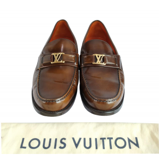 Louis Vuitton Brown Major Loafers