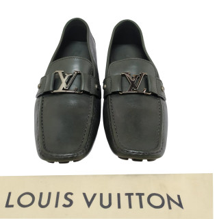 Louis Vuitton Leather Striped Moccasins - White Loafers, Shoes