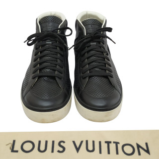Louis Vuitton, Shoes, Lv Damier Ebene High Tops Sz 95