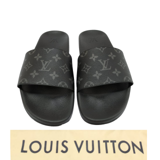 Louis Vuitton Monogram Eclipse Waterfront Mule