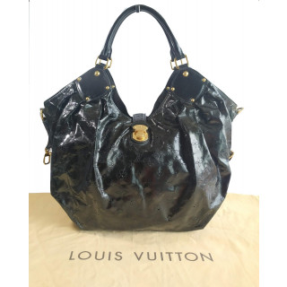 Louis Vuitton Limited Edition Mahina Black Patent Leather Surya XL Bag