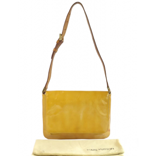 Louis Vuitton Vernis Yellow Monogram Thompson Street Bag