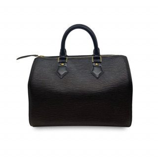 Louis Vuitton Black Epi Leather Speedy 30 Bag