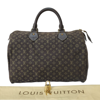Louis Vuitton Monogram Canvas Mini Lin Speedy 30 Bag