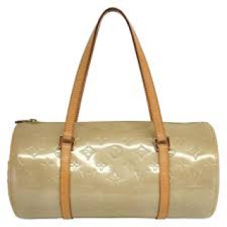 Louis Vuitton Papillon Vernis Tan Monogram Handbag